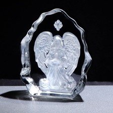 Crystal Praying Angel Statue