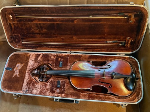 Old italian violin - , labeled
