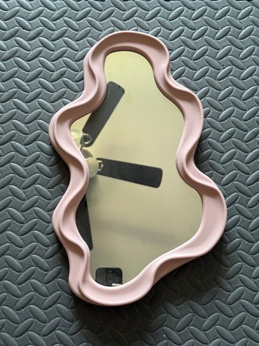 Funky wavy mirror x10 pink - funky,