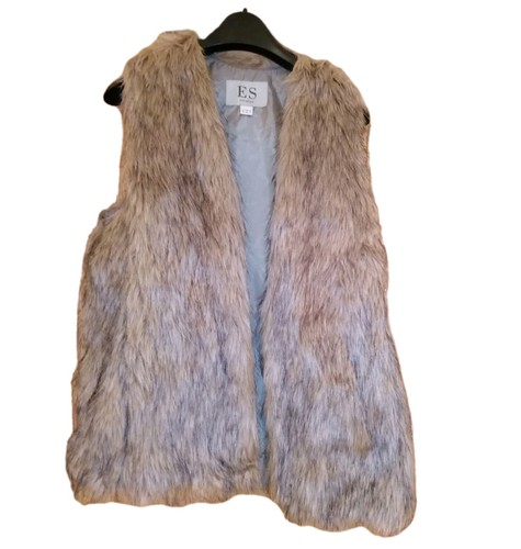 Ladies faux fur waistcoat - waistcoat, size