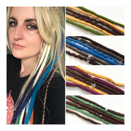 Pair clip dreadlocks - of,