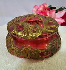 Art nouveau style cranberry - art,