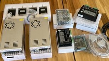4 Axis CNC kit Controller,  DM542, Nema 23 Stepper Motors 3A & 2 power supply's
