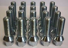 20 X M14X1.5 40MM LONG EXTENDED ALLOY WHEEL BOLTS FIT AUDI S1 S2 S3 RS3 S4 RS4