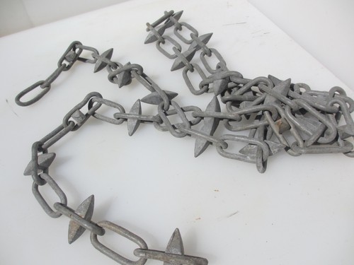 Large vintage iron - large, chain