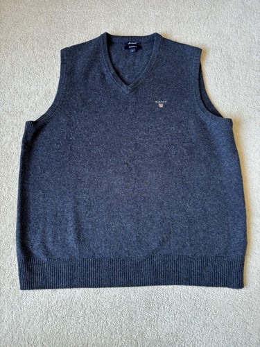 Gant neck jumper vest 100 - gant, 100%
