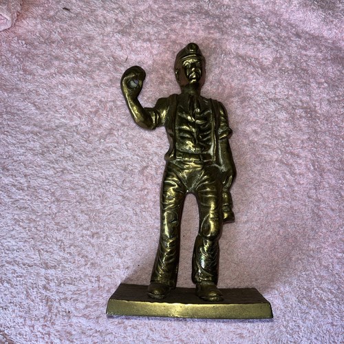 Brass coal man miner - man,