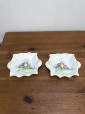 shelley art deco pin dish pair
