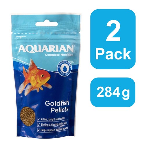 Aquarian goldfish pellets - aquarian,