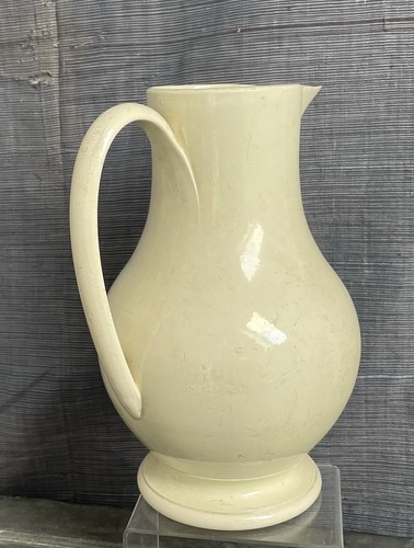 Early 19c creamware ewer - early,