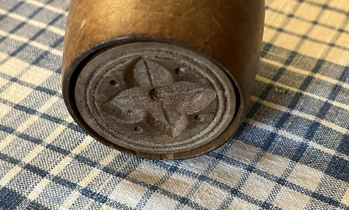 Antique miniature butter mold - miniature,