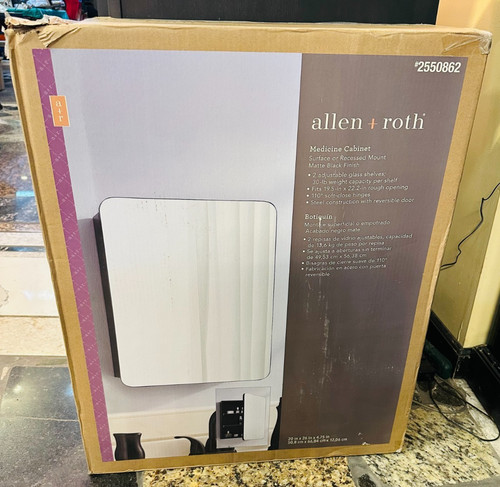 Allen roth 20x26 matte black - 20x26,