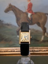 1990s Cartier Must De Tank - Manual Movement, Service Pouch