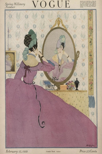 Vintage vogue vanity mirror - vintage,