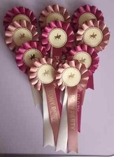 10 X 1 tier Pony Party Plus 1 X 2 tier Rosette in rose gold