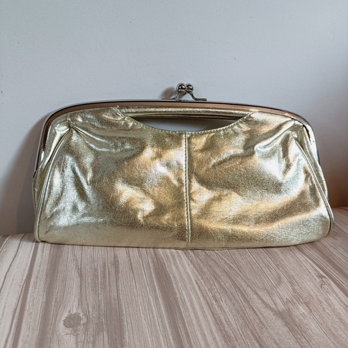 Vintage style gold clutch - vintage,