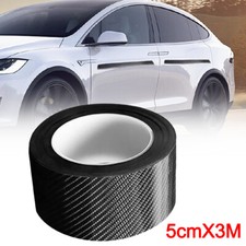 5cm*3m Carbon Fiber Car Sticker Door Sill Scuff Anti Scratch Tape Protector