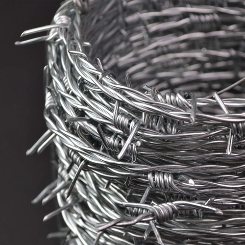 200m galvanised barbed wire - galvanised,