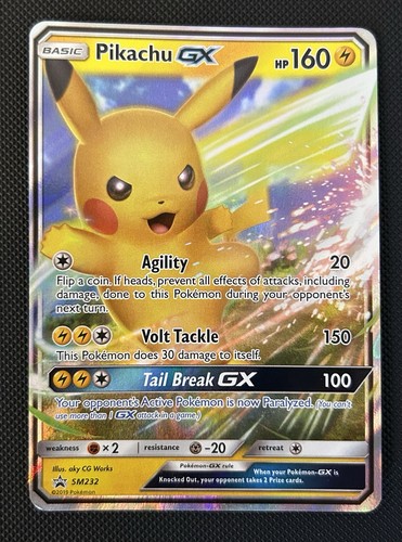 Pokémon tcg pikachu sm232 - gx,