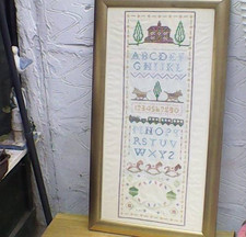 NEEDLEWORK  SAMPLER - VINTAGE
