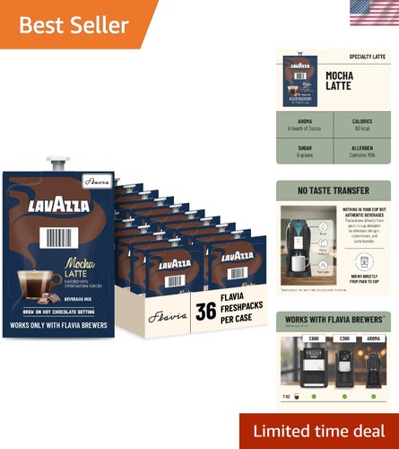 Cocoa and milk - froth, lavazza
