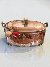 Antique Copper Oval Fish