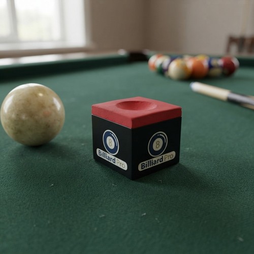 Set red pool table cue - set,