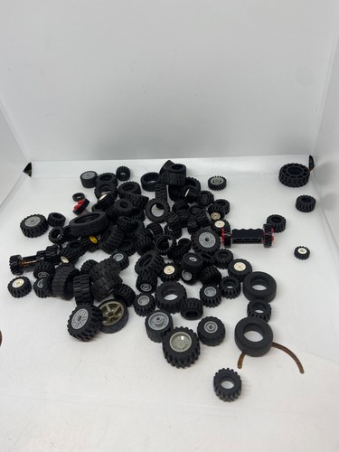 100 vintage lego tyres - tyres,