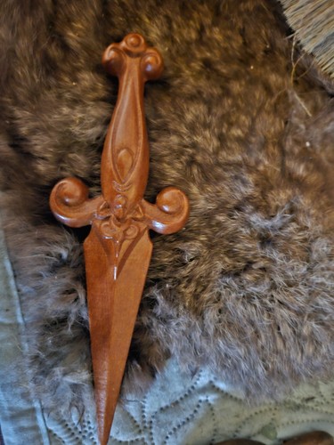 Witch casket beautiful wooden - witch,