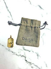 Daisy London Estee Lalonde Goddess Shield Necklace Gold Plated Sterling Silver ✨