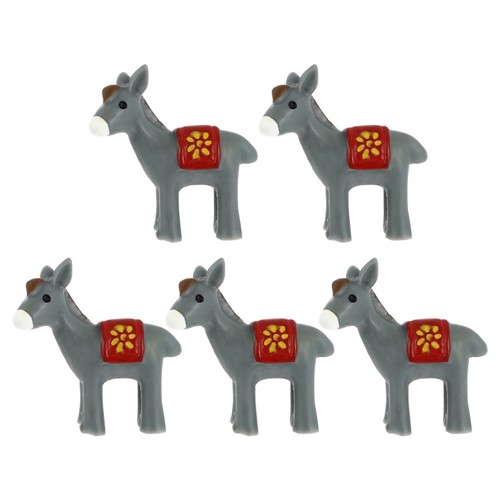 5pcs simulation donkey - 3d,