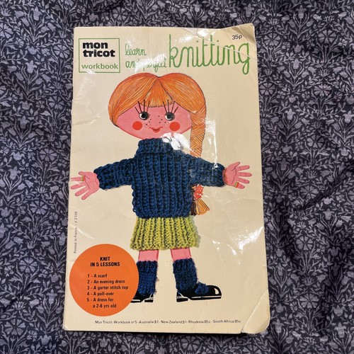 Vintage mon tricot - tricot, knitting