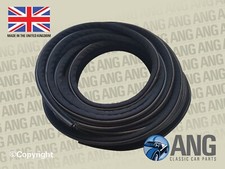 MORRIS MINOR 1000 WOVEN WOOL DOOR APERTURE SEAL & SIDE BEAD IN BLACK (PER METRE)