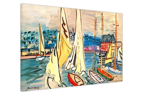 Sailing boats raoul dufy - sailing,