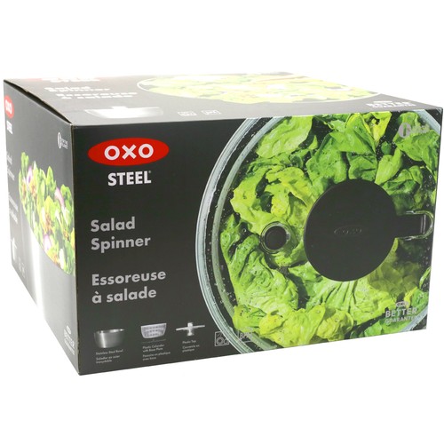 Oxo steel salad - salad, spinner