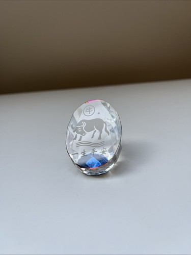 Crystal paperweight - crystal,