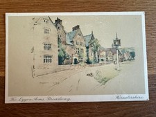 Vintage Postcard UK ?? Lygon Arms Broadway Worcestershire Marjorie C Bates