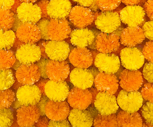 Artificial marigold - 5,