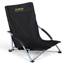 Unibos Low Folding Beach/Fishing/Camping Deck Chair Outdoor Garden Lounger 