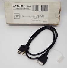 Clarion CCA-691-600 In-Car USB Ipod Audio Video CCA-691 Cable Adapter  NOS#