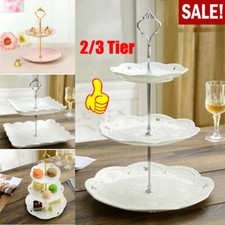 2/3 Tier Cake Plate Stand Cupcake Fittings Wedding Party Parts Kit Accessory Use
