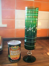 Tall Stylish Retro Green Glass