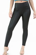 Womens Ladies Wet Look Leather