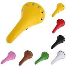 Rivet PU Leather Fixed Gear Road Fixie Bike Track Bicycle Cycling Saddle Seat