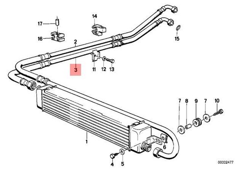Genuine engine oil - engine, hose
