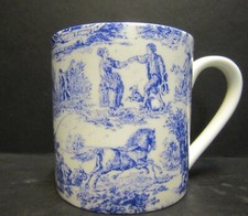 Extra Large Fine Bone China One 1 Pint Pot Mug Rik's Village Life 18-20oz