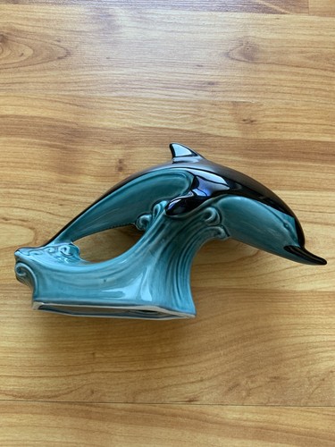 Poole pottery blue black - poole,