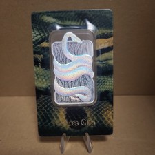1 Oz .9999 Fine Silver Pamp Natures Grip Green Anaconda Bar Pamp Suisse Swiss!!