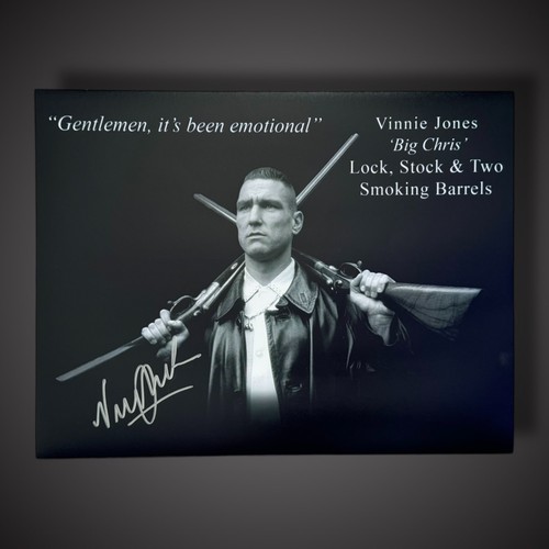 Vinnie jones signed photo - jones,