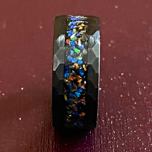 Size men 8mm black tungsten - 6,